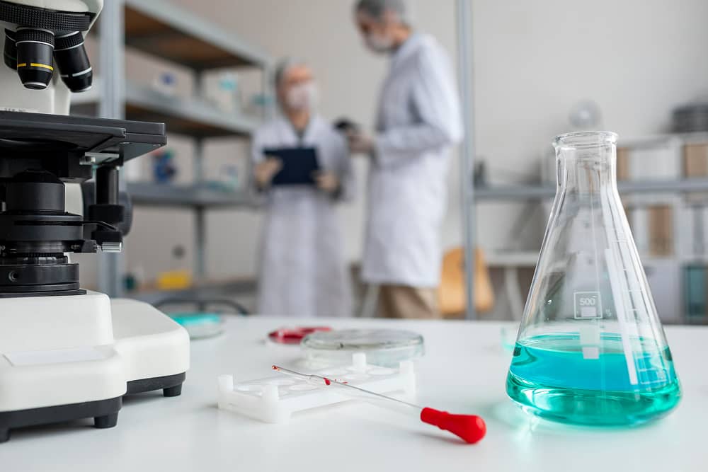 Pharmaceutical laboratory with clean environment maintained by Sublime Environmental water treatment systems