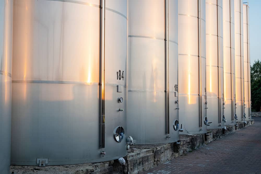 Stainless steel research tanks in university facility treating water with Sublime Environmental ozone technology for optimal research conditions