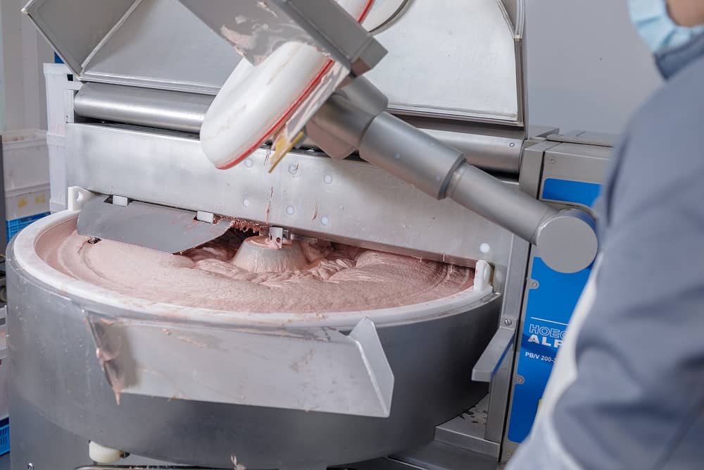 Industrial food processing equipment in manufacturing facility benefiting from Sublime Environmental water treatment systems for superior product quality
