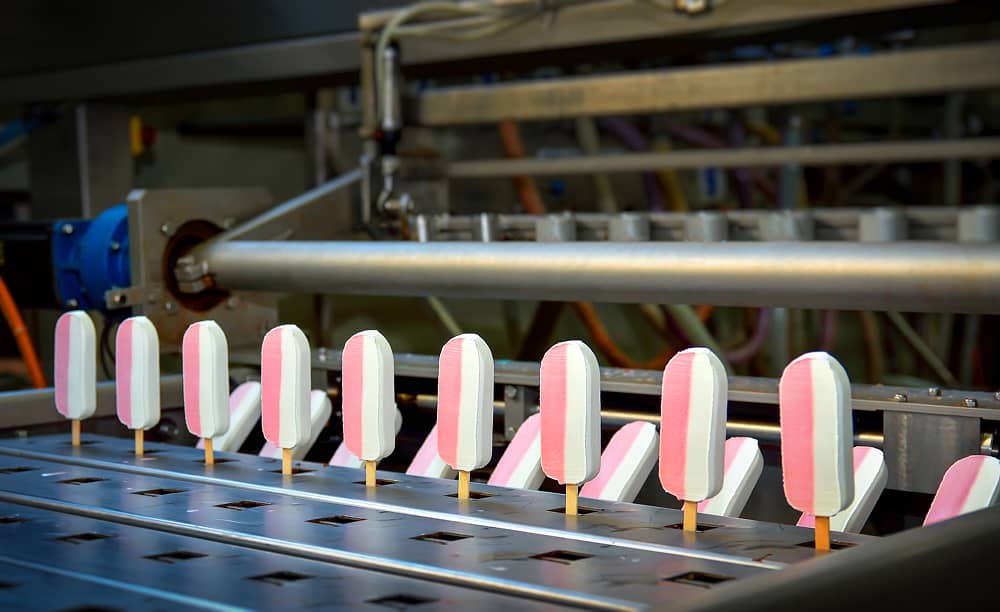 Industrial food processing equipment in manufacturing facility using Sublime Environmental water treatment systems